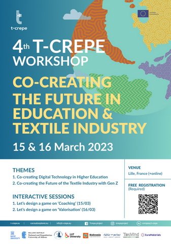 Poster of the T-CREPE 4th Training Workshop